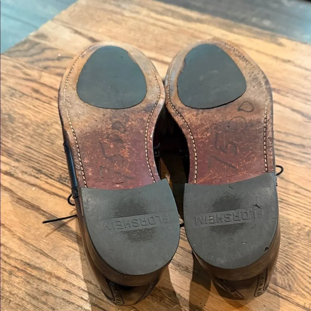 Florsheim Two-Tone Oxford Shoes in Black and Brown